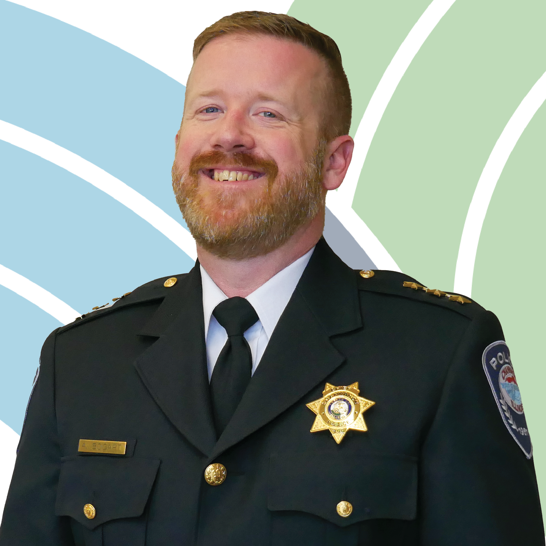 Headshot of Chief of Police Adam Bogart