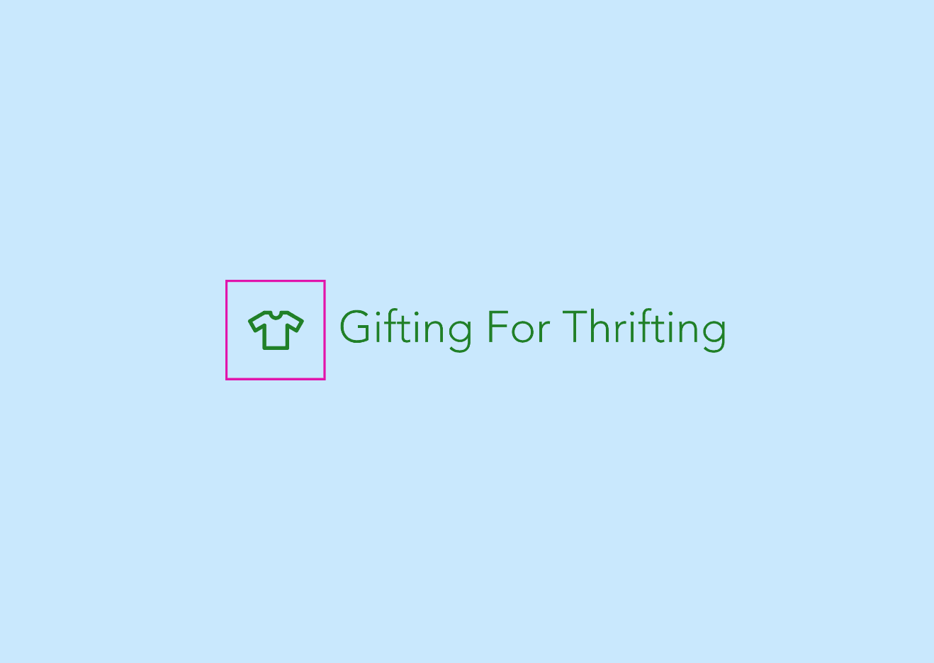 Gifting for Thrifting Logo