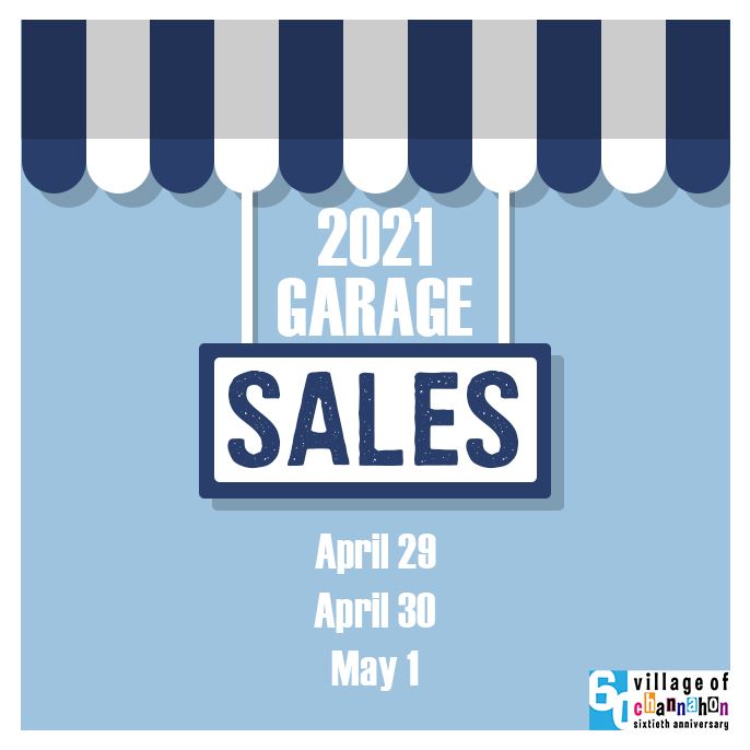 2021 Spring Garage Sales - Dates April 29-May 1