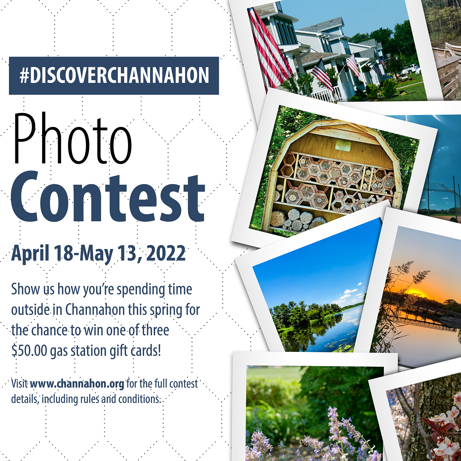 Graphic announcing #DiscoverChannahon photo contest