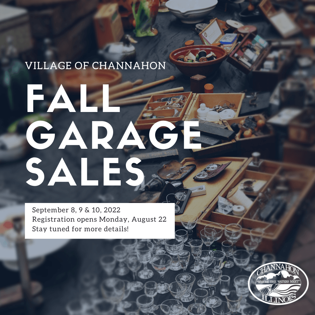Fall 2022 Garage Sales Graphic