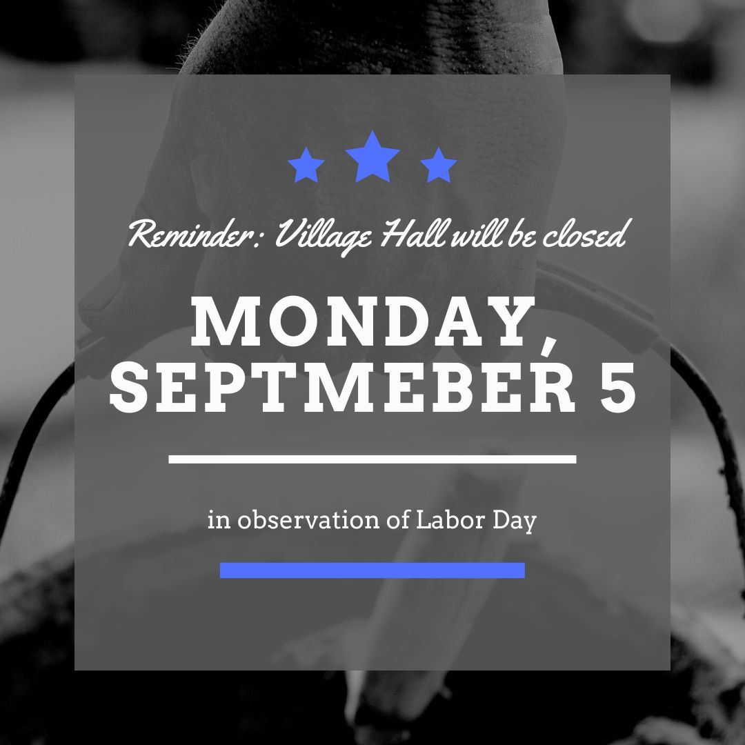 Labor Day Closure 2022