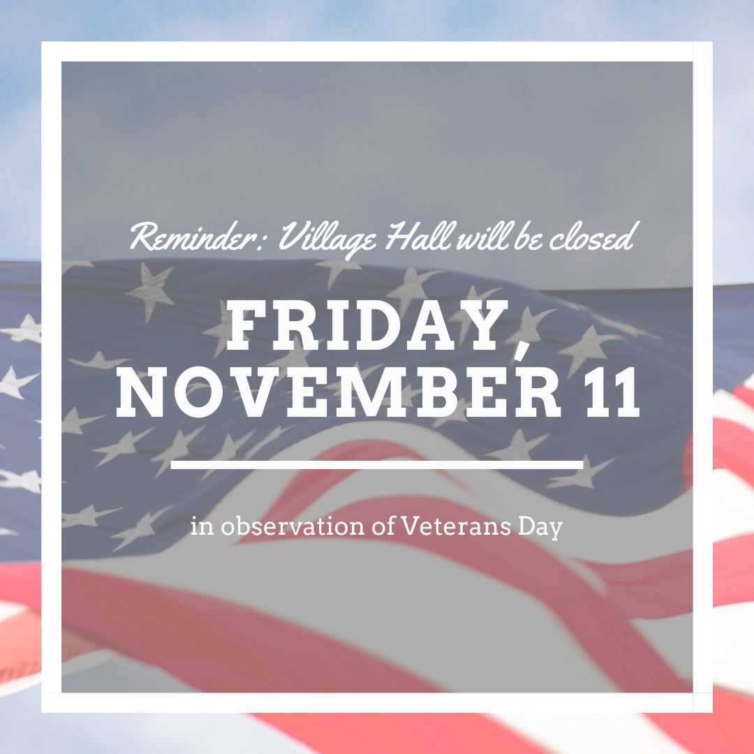 Veterans Day Closure 2022