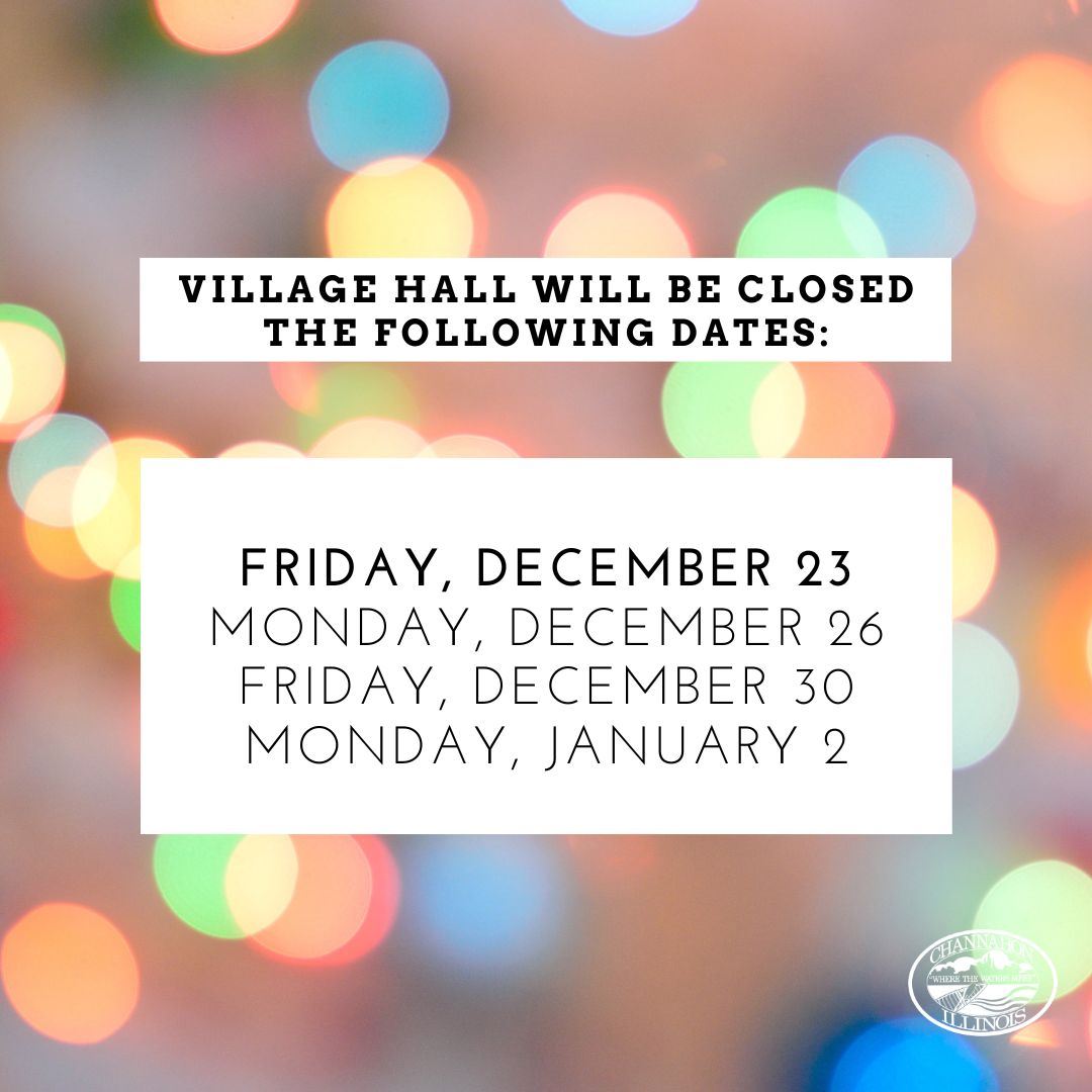 VOC Holiday Closure Dates 2022