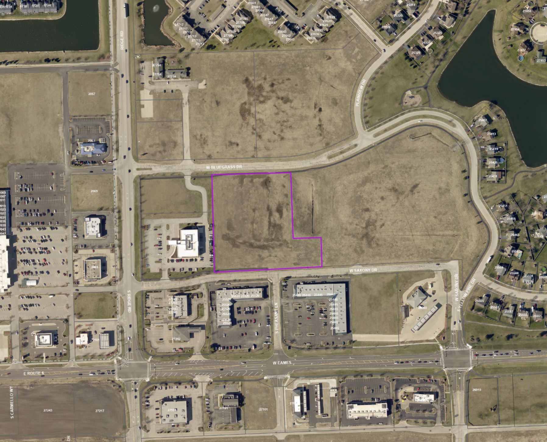 Map of the proposed Channahon Horizon Location