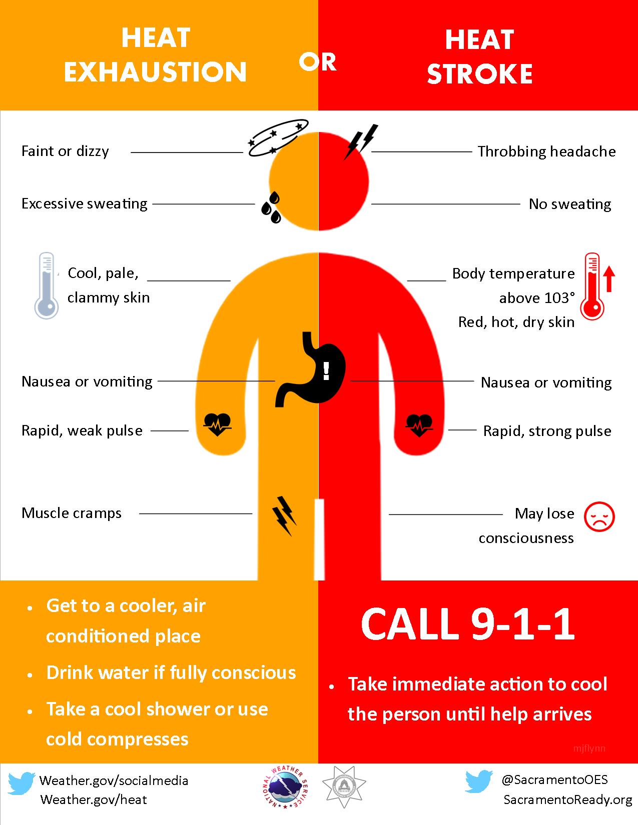 Heat Illness Graphic