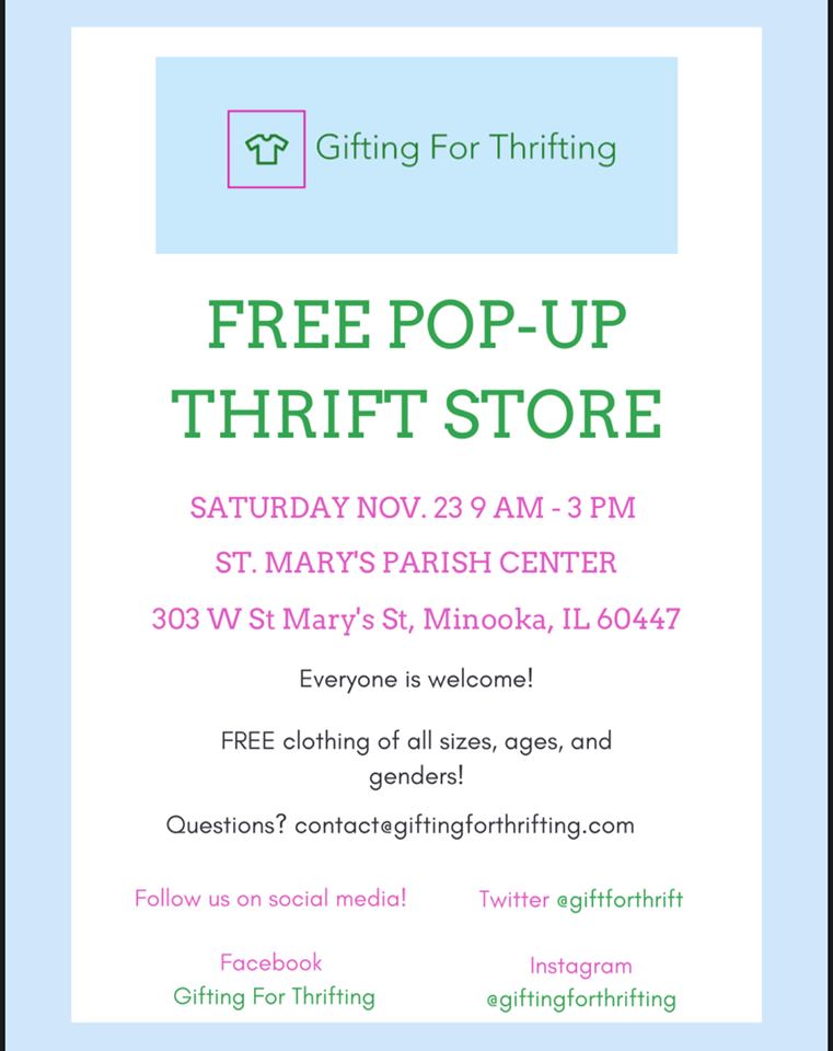 Gifting for Thrifting Flyer