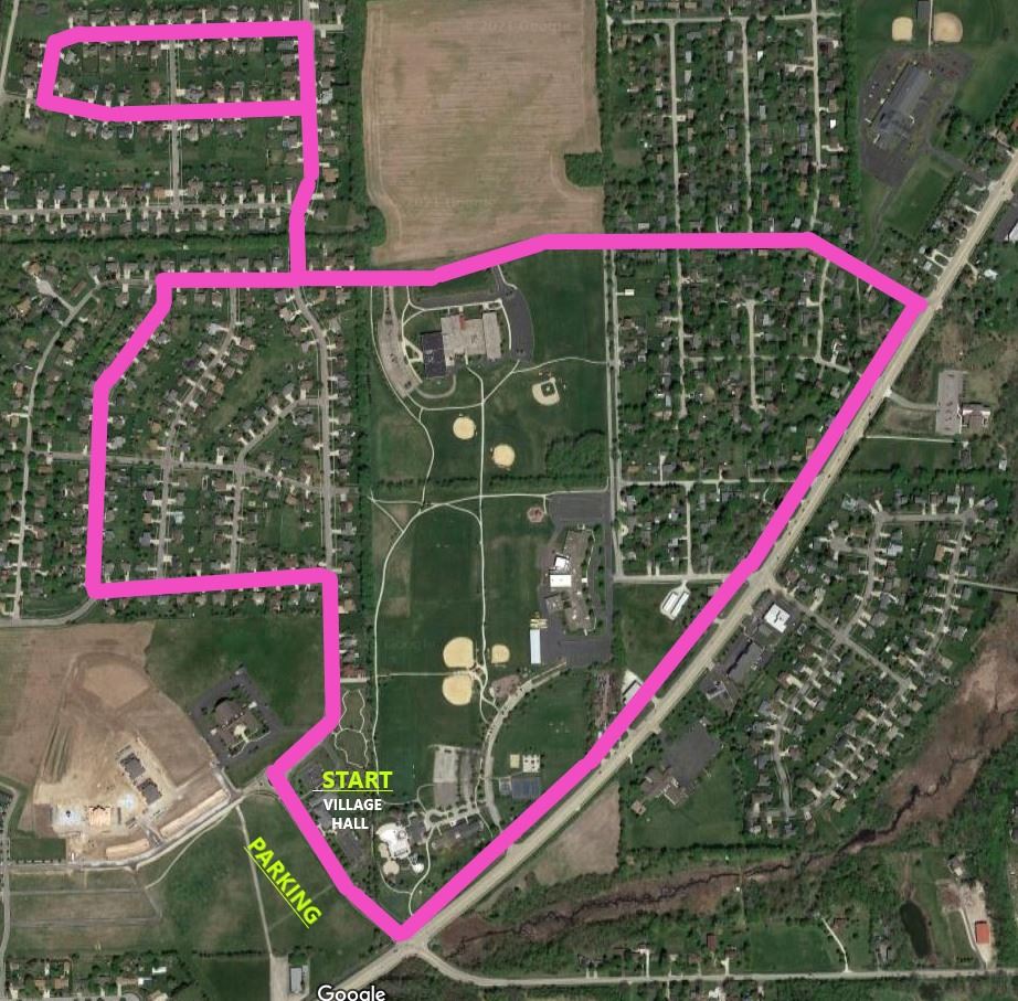 Pink Heals 2021 Walk Route