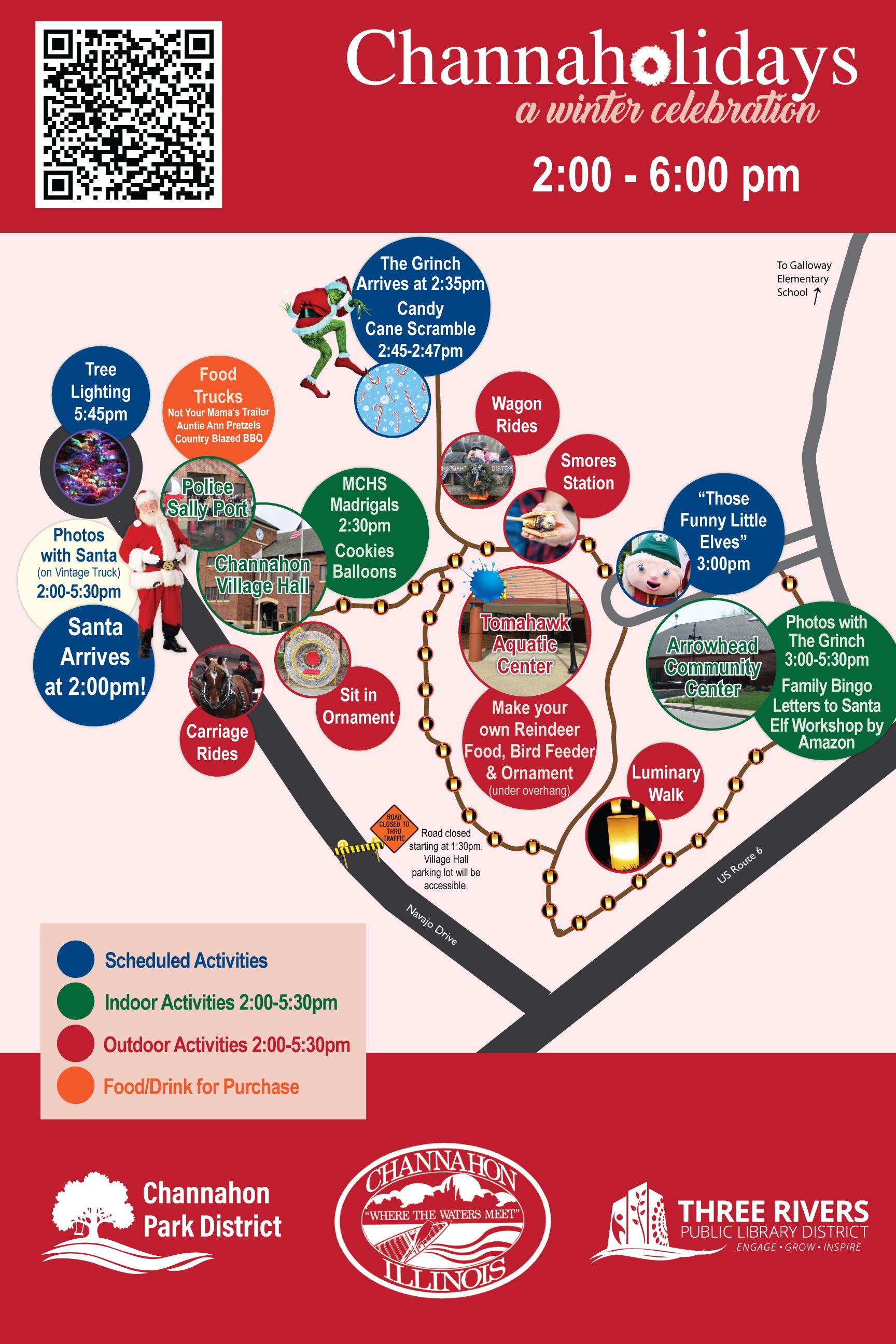 Channaholidays 2022 Event Map